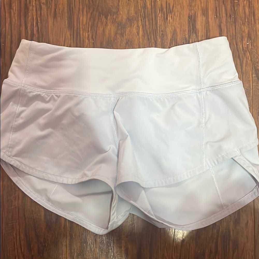 Lululemon Athletica Light Blue Speed Up Shorts
